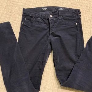 AG Jeans CORDS The Legging Super Skinny Navy 28